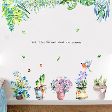 Miico FX82026 2 PCS Flower Printing Sticker Decorative Sticker Sofa Background Wall Sticker DIY Stic