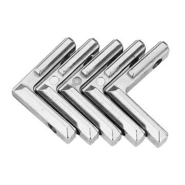 Suleve LJ20 20Pcs T Slot L Shape Inside Corner Connector Joint Bracket for 2020 Series Aluminum P