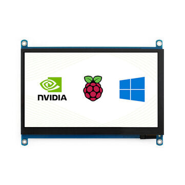 Waveshare 7 inch LCD Capacitive Touch Screen 1024*600 HDMI LCD Screen Display IPS For JETSON NANO