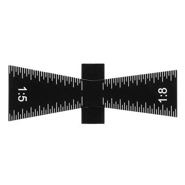 Drillpro Dovetail Marker Scriber with Scale Dovetail Template Woodworking Joint Gauge Hole Locator