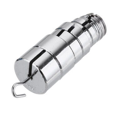 17Pcs/Set 2g-200g Metal Slotted Weight Set Scale Balance Calibration with Hanger Case Physics Experi