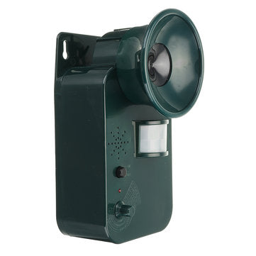 5000sqft 9V DC Ultra sonic Cordless Pest Animal Repeller Outdoor Safely Repel Various Animal