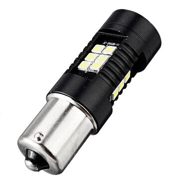 TXVSO8 1156 BA15S P21W 21SMD Car LED Light Bulb 5W Super Bright 6000K White Reverse Turn Signal Lamp