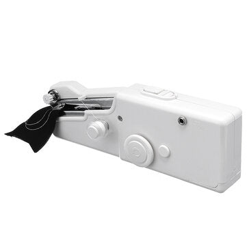 Mini Portable Sewing Machine Handheld Cordless Quick Clothes Stitch For Home Travel
