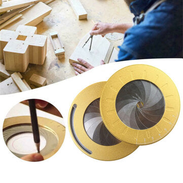 Drillpro 12.5cm Creative Flexible Circle Drawing Tool Rotary Adjustable Round Measuring Painting Mat