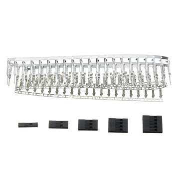 750pcs 2.54mm Dupont Connector 1/2/3/4/5 Pin Male Female Header Housing Crimp Connectors Terminal Ju