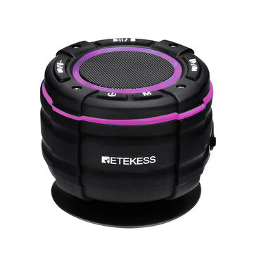 Retekess TR622 87-108MHz FM Radio bluetooth IP67 Waterproof Speaker LED Light Music Player for Danci