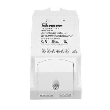 SONOFF Dual R2 Channel DIY WIFI Wireless APP Remote Control Switch Socket Module AC 90-250V For Sm