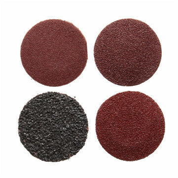 40pcs 2 Inch 24 60 80 120 Grit Roll Lock Sanding Discs