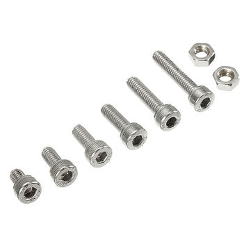 Suleve M4SH1 M4 Stainless Steel Hex Socket Cap Head Screws Bolts Nuts Assortment Kit 250Pcs