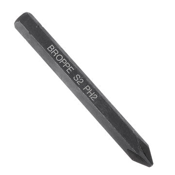 BROPPE 3pcs Cross Impact Screwdriver Bits 8mm Hex Shank 80mm Cross-Screwdriver Bits Set