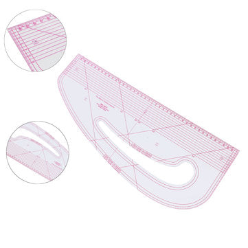 Pattern Maker Fashion Designing Ruler Multi Purpose Garment Making Marking Curve Ruler