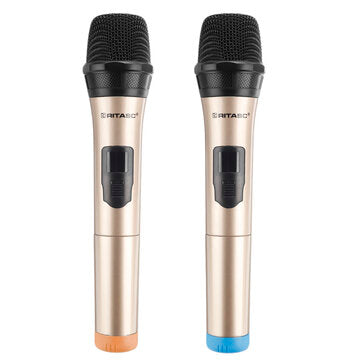 RITASC U28 Wireless Microphone System LCD Display Professional Home KTV Set