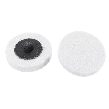 60pcs 50mm Mix Sanding Disc Set 2 Inch Roll Lock Surface Coarse Sandpaper Pad with Holder