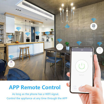 SMATRUL Black Switch Smart Life APP WiFi Voice Relay Controller Timer Module 110V 220V 10A