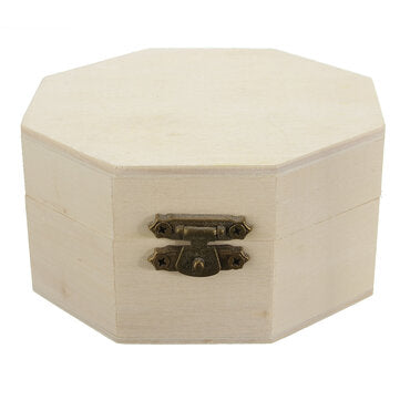 Wooden Box Organizer Storage Craft Case for Handicraft Jewelry