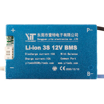 3S 12V Lithium Battery 3.7V Power Protection Board with Temperature Protection Equ... (CURRENT: 10A)