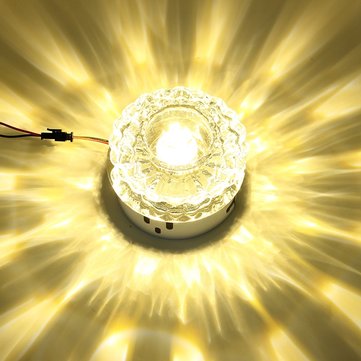 Modern 5W Crystal Ceiling Light Fixture SurfacE Mounted Pendant Chandelier Lam... (COLOR.: COLORFUL)