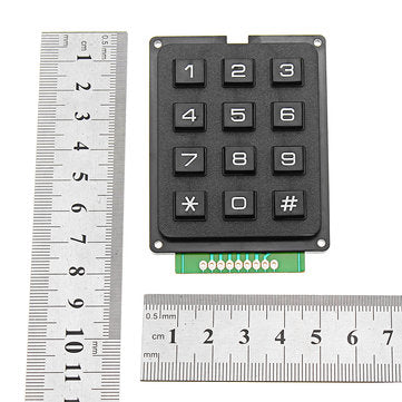 5pcs 12 Key MCU Membrane Switch Keypad 4 x 3 Matrix Array Matrix Keyboard Module Geekcreit for Ardui