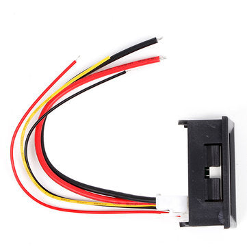 3pcs 0.56 Inch Blue Red Dual LED Display Mini Digital Voltmeter Ammeter DC 100V 100A Panel Amp Volt
