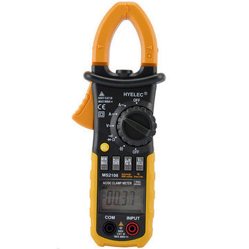 HYELEC PEAKMETER MS2108 Digital Clamp Tester Inrush Current True Rms Ohm Meter Clamp Meter Backlight