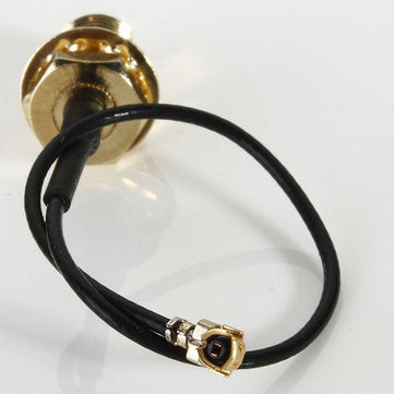 DANIU 10cm PCI U.FL / IPX to RP-SMA Female Jack Pigtail Cable