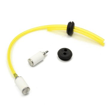 Two Hole Fuel Line Filter Grommet 2 Hose Pipe Gas Tank Breather Strimmer