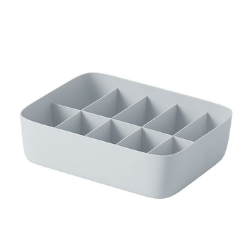 Underwear Stockings Plastic Storage Box Drawer Type Clothes Baskets Sorting Box wi... (COLOR.: GRAY)