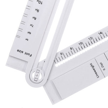 Multifunctional Angle Gauge Adjustable DIY Angle Ruler Protractor Math Geometry Drawing Ruler