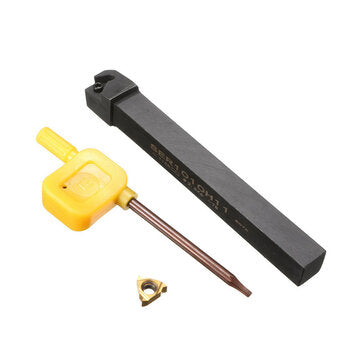 Drillpro SER1010H11 Threading Turning Tool Holder with 11ER A60 Carbide Insert