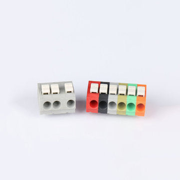 10PCS BEST 2 Pin Plug-in Brass Wire Connector Terminals LED Flame Retardant Terminal Block Connector