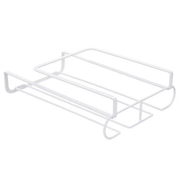 White Metal Fresh Bar Champagne Wine Glass Holder Rack Storage Cabinet Hanging
