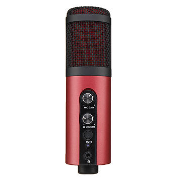 USB Condenser Microphone with Monitor Function,Mute Function and Reverb