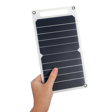 6W 6V 260x140x2.5mm S0506 Portable Semi-flexible Solar Panel with Back Junction Box Single USB Charg