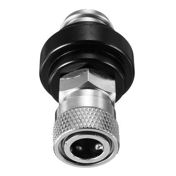1/8 Inch NPT Black Copper Alloy Paintball Replacement Slide Check Quick Connect Adapter Disconect