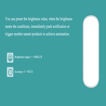 Bakeey Smart Home WIFI Zi-Bee Illumination Sensor Gateway Smart WiFi Brightness Sensor Work with Sma