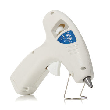 Raitool 10W Plastic Electronic Heating Hot Melt Glue White Hot Melt Glue Gun with 50Pcs Glue Stic