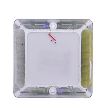Solar Powered LED Outdoor Garden Ground  Road Stud Light Traffic Path Deck Dock Step Warning Lamp