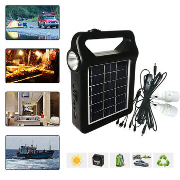 4000MAH Solar System Light Solar Power System Household LED Solar Light with 2DC Output