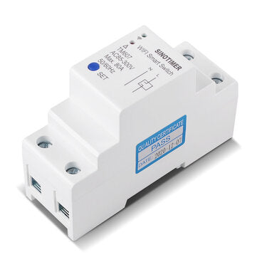 SINOTIMER TM607 Tuya 80A 85-300V Smart WiFi Timer Mobile Phone APP Home Remote Control Timer Countdo