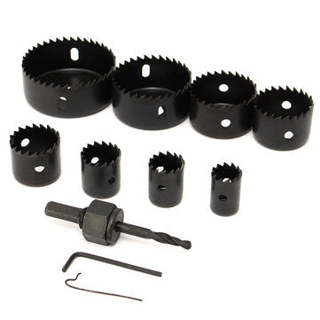 8 In 1 19-64mm Hole Saw Cutter Woodwork Drill Bit