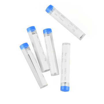 Toolour 5Pcs 1mm Tin Lead Solder Wire Tube Flux 40/60 with Flux Rosin Core for Welding PCB Work Sold