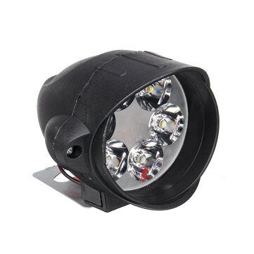 Motorcycle Headlight 6500k White Super Bright 6 LED Working Spot Light Motorbike Fog Lamp 1200LM LED