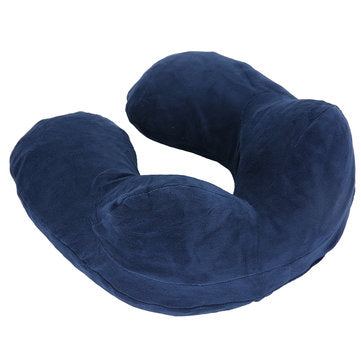 CAMTOA U Shaped Travel Pillow Car Air Flight Inflatable Pillows Neck Support Headrest Cushion Soft N