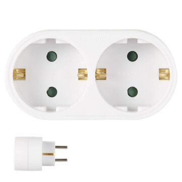 Bakeey 3500W 16A 3way 2way 3pole Power Convert Plug Wall Socket Power Strip Outlet Tr... (WAY: 2WAY)