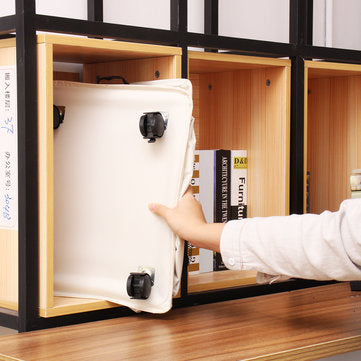 Single Mesh Cloth With Wheels Beam Hamper Oxford Cloth Storage Box Aluminum Frame Storage Baskets