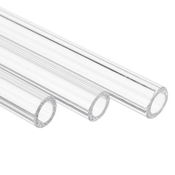 10Pcs Length 100mm OD 10mm 1mm Thick Wall Borosilicate Glass Blowing Tube Lab Factory School Home