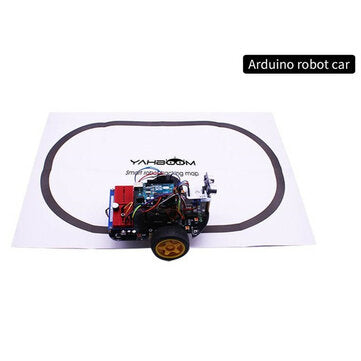 Yahboom Tracking Map Smart Car Tracking Track Patrol Tracking Track Infrared Black and White Line Ma