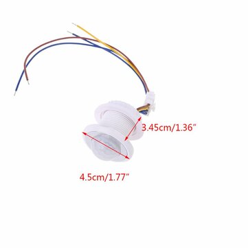 MR-HW08KT Infrared PIR Sensor Switch Time Delay Switch Wall Motion LED Light Switch IR PIR Motion Se