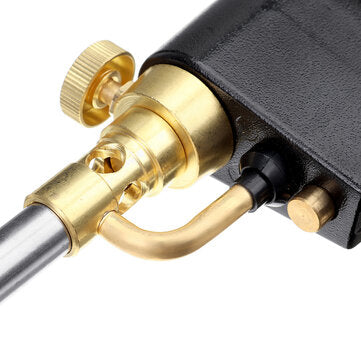 TS8000 Style High Temperature Brass Mapp Gas Torch Propane Welding Plumbing with Replaceable Brass T